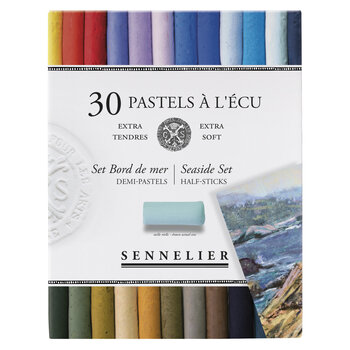 SENNELIER Etui carton Pastel Ecu Paysages de bord de mer 30 Demi pastels