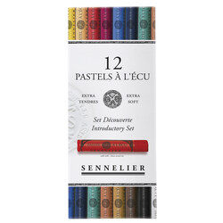 SENNELIER Boîte carton Pastel Ecu Initiation 12 Pastels