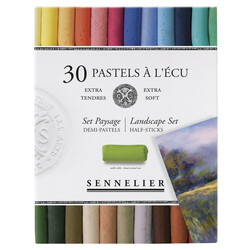 SENNELIER Etui carton Pastel Ecu Paysages de campagne 30 Demi pastels