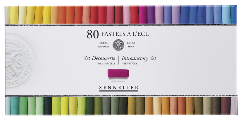 SENNELIER Etui carton Pastel Ecu 80 Demi pastels