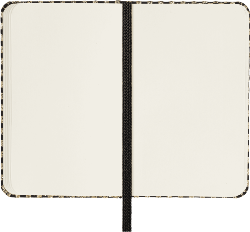 MOLESKINE Carnet Brillant Or Format Xs A Pages Blanches Couverture Rigide Box