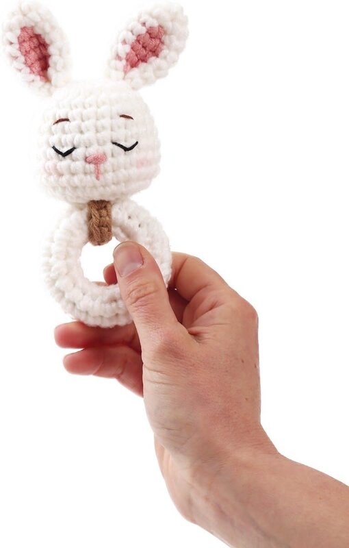 GRAINE CREATIVE Kit Crochet Hochet Lapin
