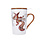 KIUB Mug Tisaniere Xl Conique Mat 435 Ml Kook Ecureuil