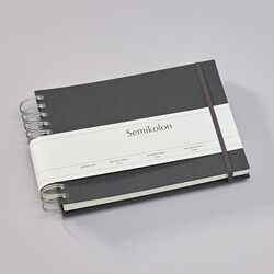 SEMIKOLON Album photos spiralé Mini Mucho Lava Stone pages crème 23x16cm