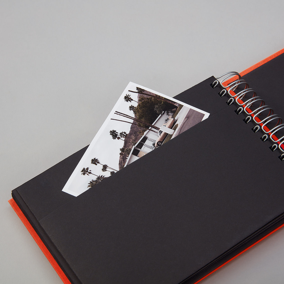 SEMIKOLON Album photos spiralé Mini Mucho Lava Stone pages noires 23x16cm