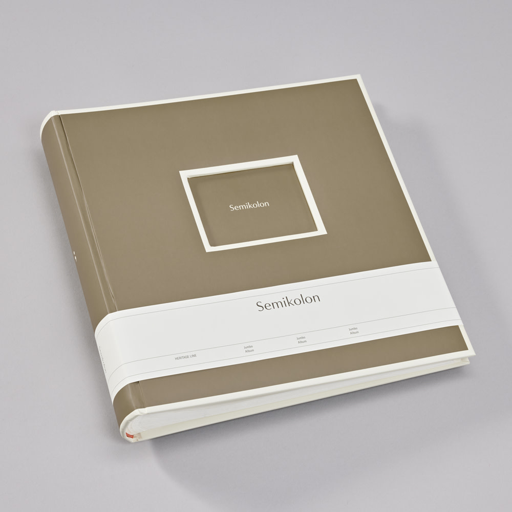 SEMIKOLON Album photos Jumbo Fango pages crème 30x30cm