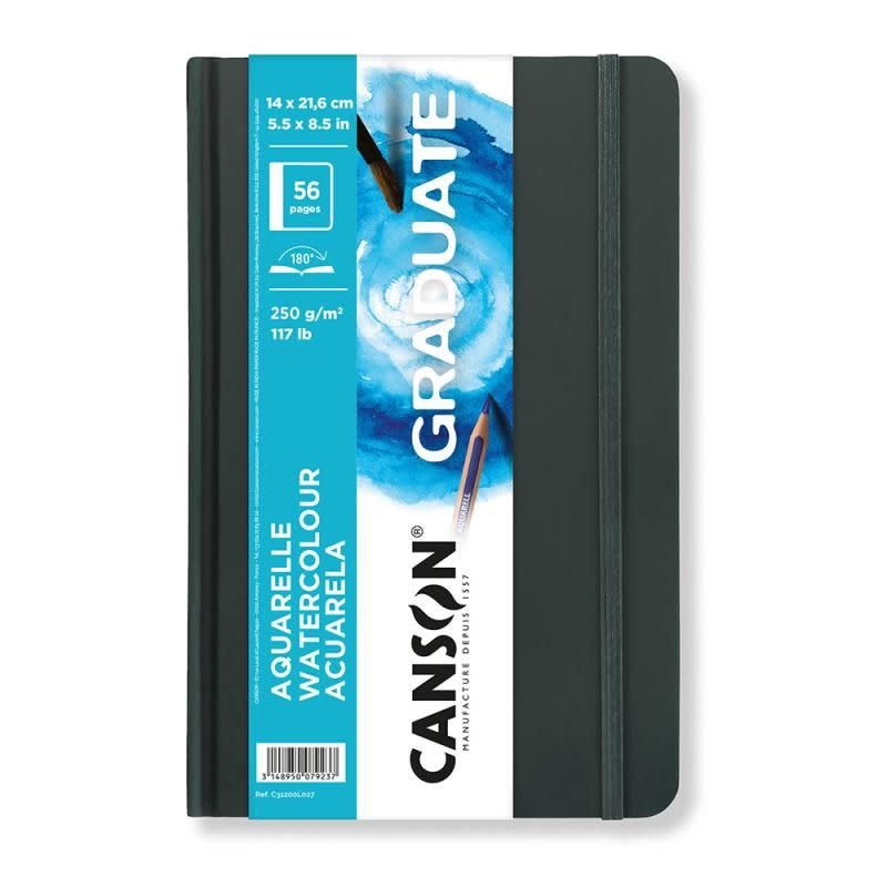 CANSON Book Cousu Grand Cote Canson® Graduate Aquarelle 28Fl/56P 14X21,6 250G Portrait