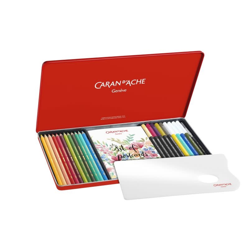 CARAN D'ACHE Set Botanique de coloriage et de lettering Julie Thomas + 1 cours en ligne
