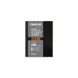 CANSON Carnet Cousu One 98 Feuilles 21,6x27,9cm 100g/m²