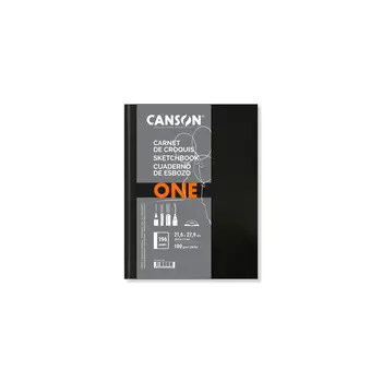 CANSON Carnet Cousu One 98 Feuilles 21,6x27,9cm 100g/m²