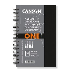 CANSON Book Spirale Grand Cote 80Fl/160P Canson® One 14X21.6 100G Portrait