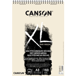 CANSON Album Spirale 40Fl Xl® Sand Grain  A3 160G Naturel
