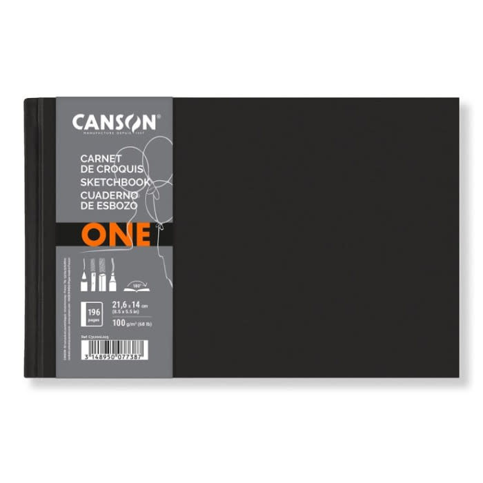 CANSON Book Cousu Petit Cote 98Fl/196P Canson® One 14X21.6 100G Paysage