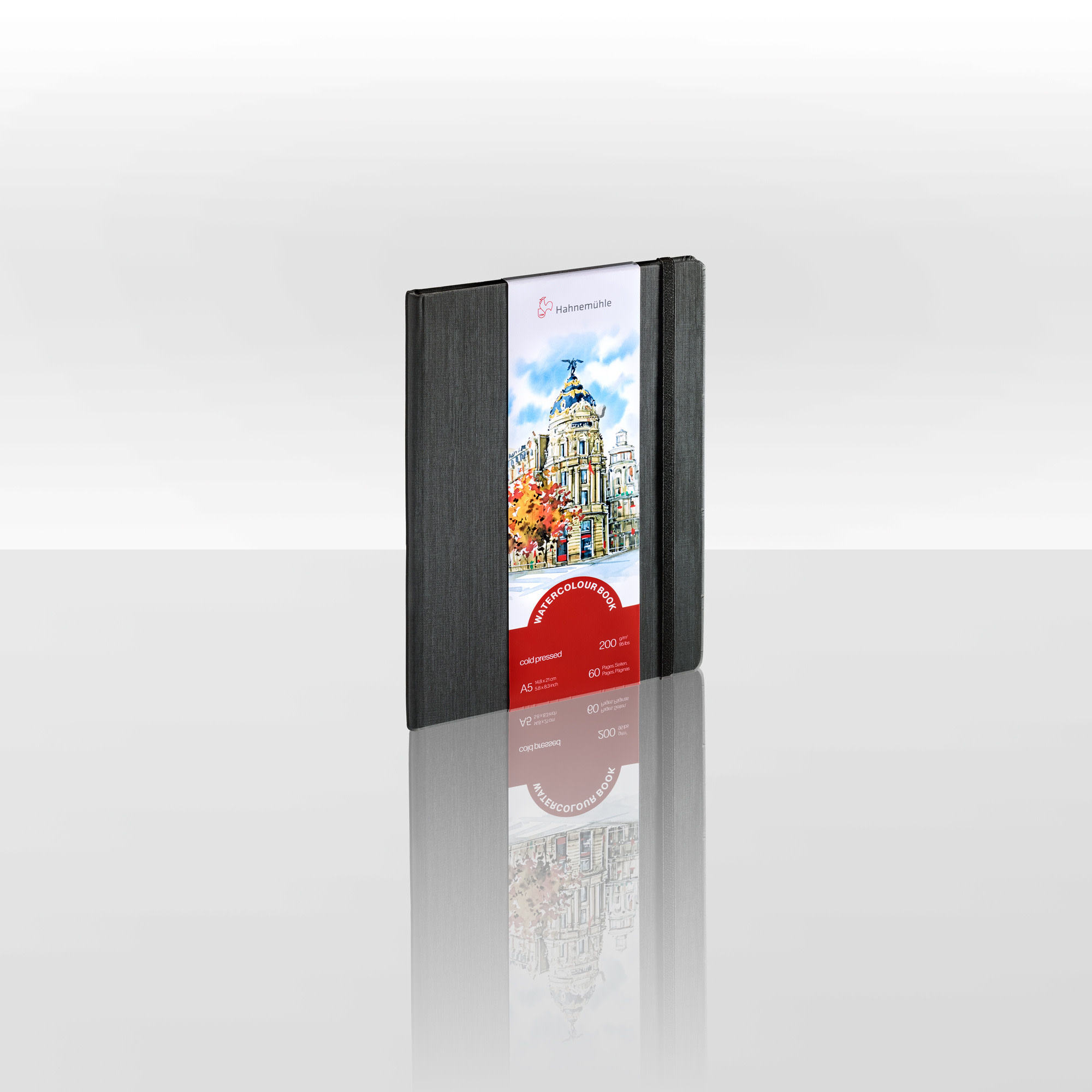 HAHNEMÜHLE Watercolour Book 200g/m², A5 portrait 30feuilles