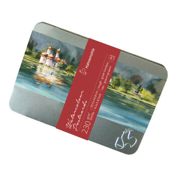HAHNEMÜHLE Boite Cartes Postales Aquarelle, grain torchon 230g/m², 10x15cm