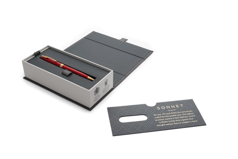 PARKER Stylo Bille M Sonnet Laque Rouge Gt