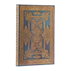 PAPERBLANKS Carnets à couverture rigide Luxe Bleu Midi Ligné