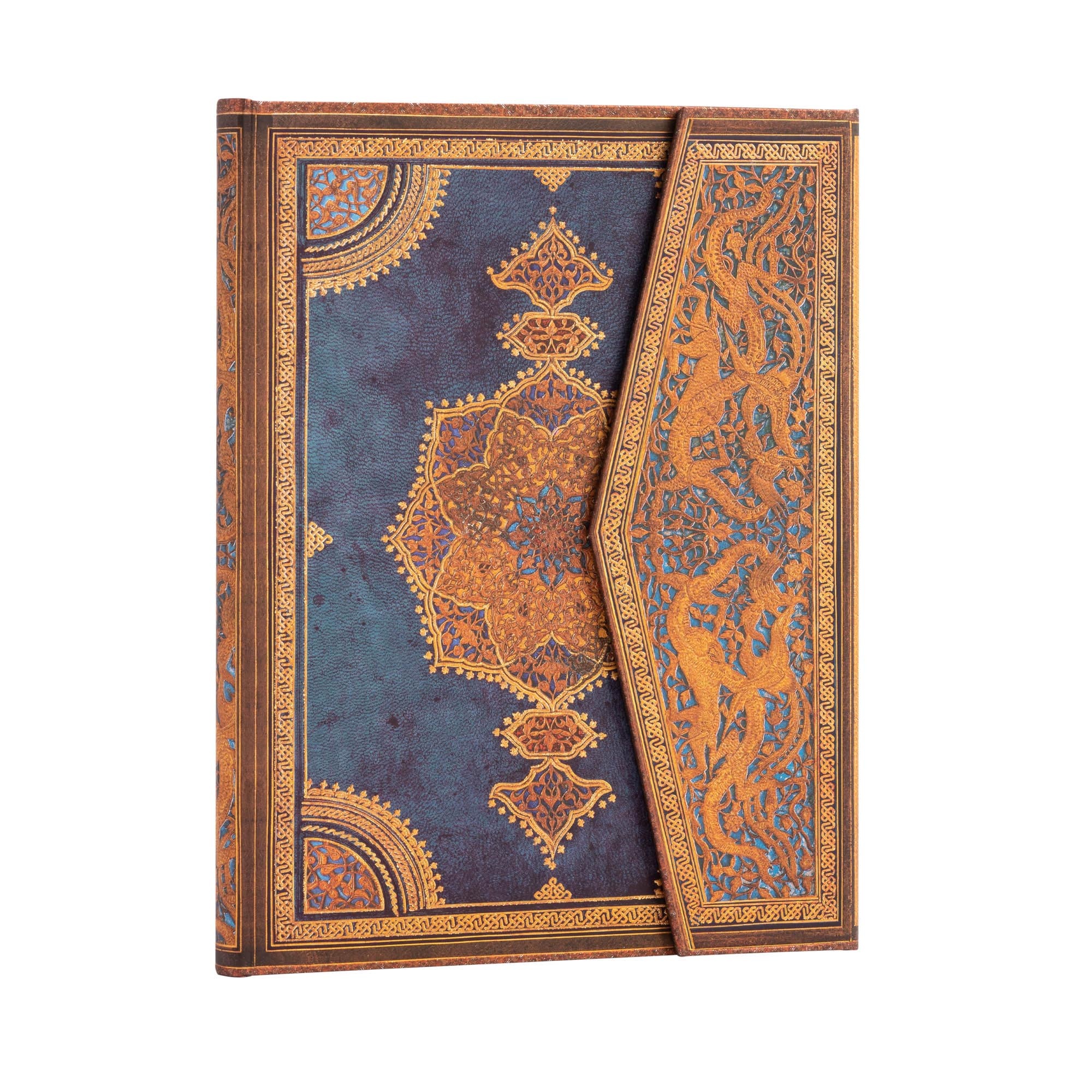 PAPERBLANKS Carnets à couverture rigide Safavide Indigo Ultra Ligné