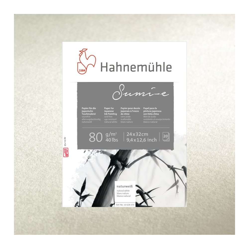 HAHNEMÜHLE Bloc "Sumi-e" 80g/m², 24x32cm, 20 feuilles