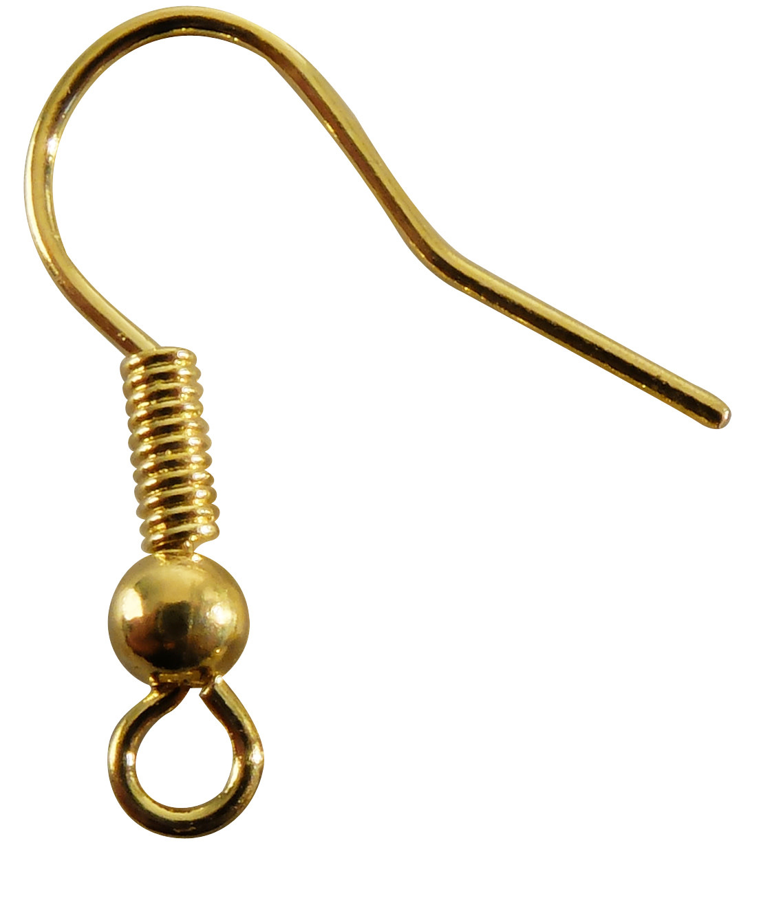 GRAINE CREATIVE Sachet De 6 B.Oreilles Pendentifs Coloris Or