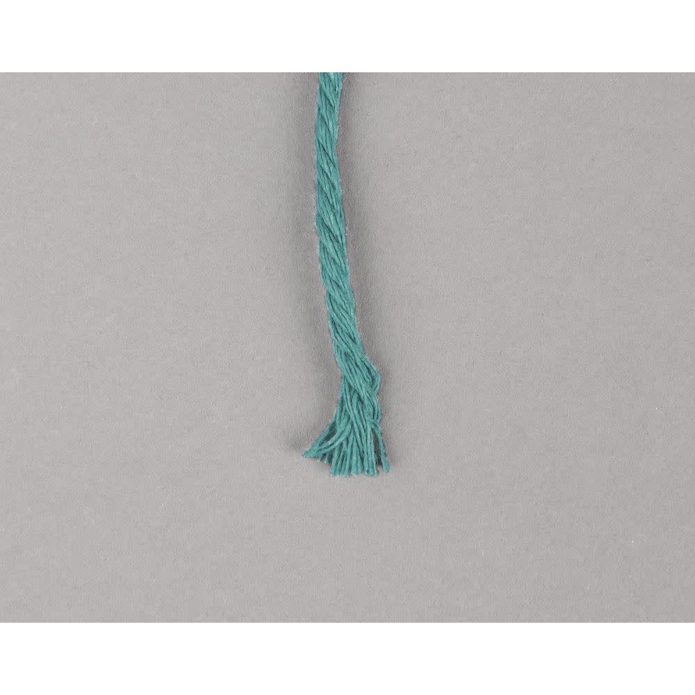 RAYHER Fil pour macramé, 3mm ø, pétrole, env. 210g, rouleau 70m