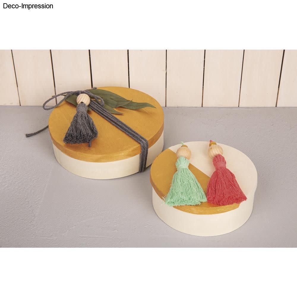 RAYHER Fil pour macramé, 3mm ø, gris granite, env. 210g, rouleau 70m