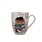 KIUB Mug Arrondi 340 Ml + Boite Ouverte Bug Art Chaton Livres