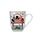 KIUB Mug Arrondi 340 Ml + Boite Ouverte Bug Art Chatons Pic Nic