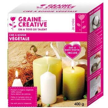 GRAINE CREATIVE Cire végétale 400 G