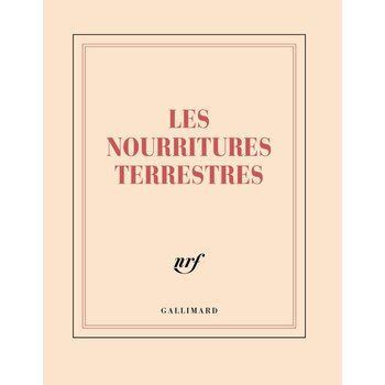 GALLIMARD Carnet Carré Ligné "Les Nourritures Terrestres"