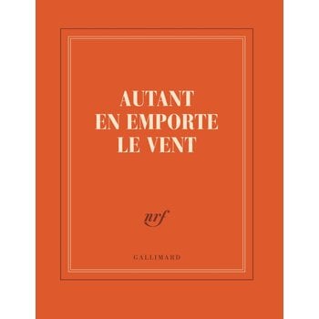 GALLIMARD Carnet Carre Safran "Autant En Emporte Le Vent "