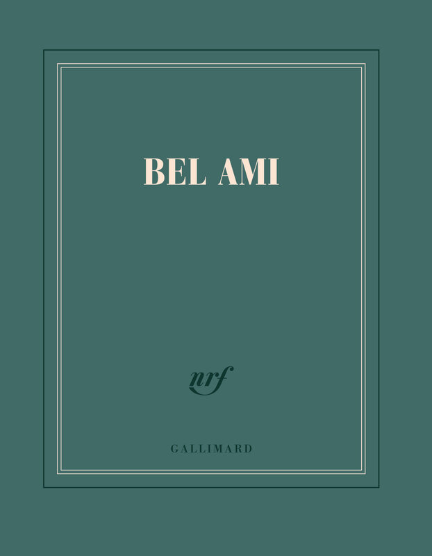 GALLIMARD Carnet Carre Vert Ligne "Bel Ami"