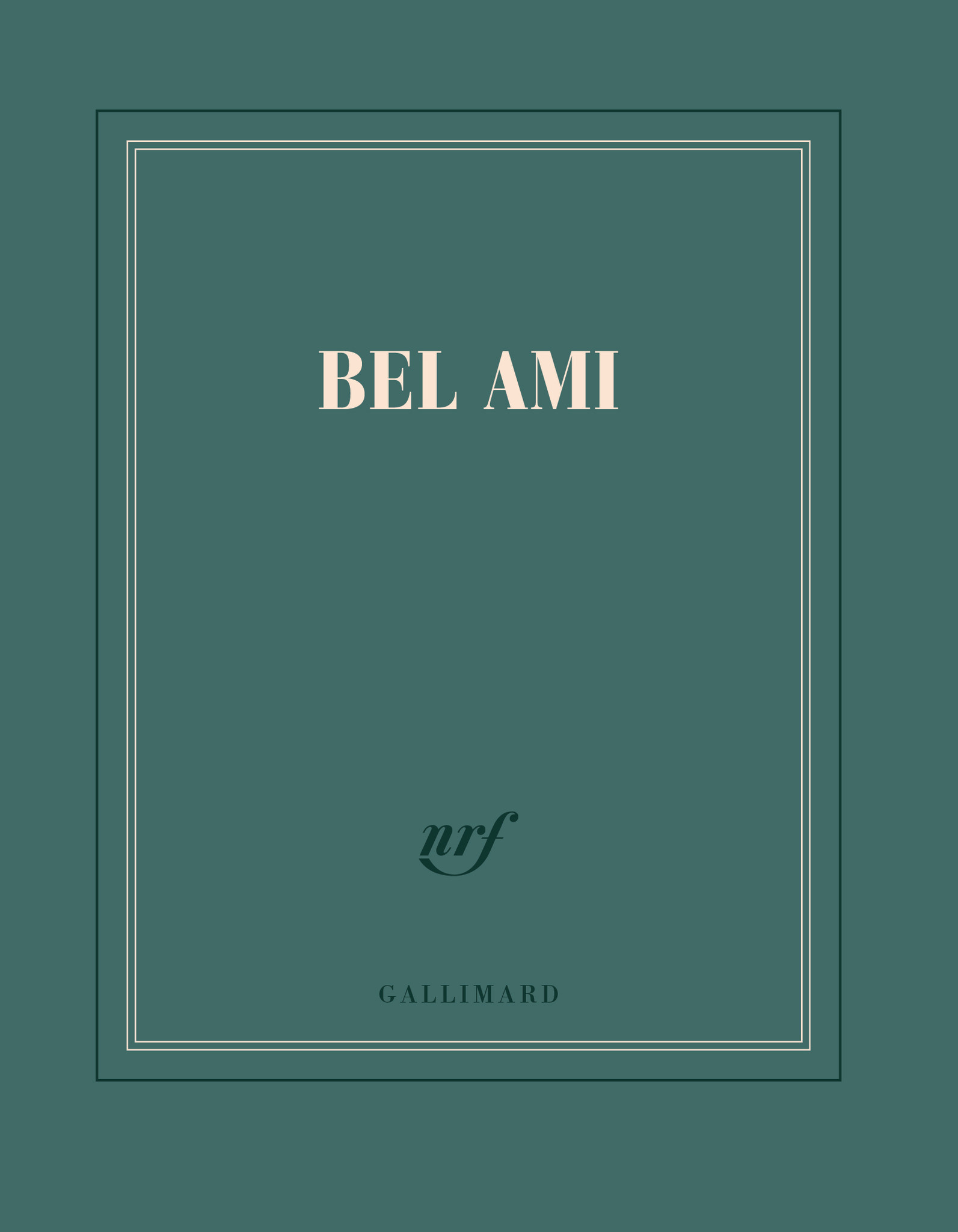 GALLIMARD Carnet carré couleur - Bel-ami