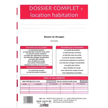 WEBER DIFFUSION Dossier Complet Habitation