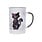 KIUB Mug Timbale Droit L 360 Ml Kook Chat Noir