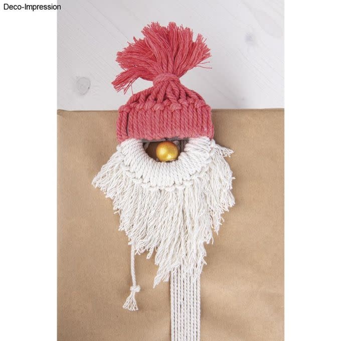 RAYHER Fil pour macramé, 3mm ø, corail, env. 210g, rouleau 70m