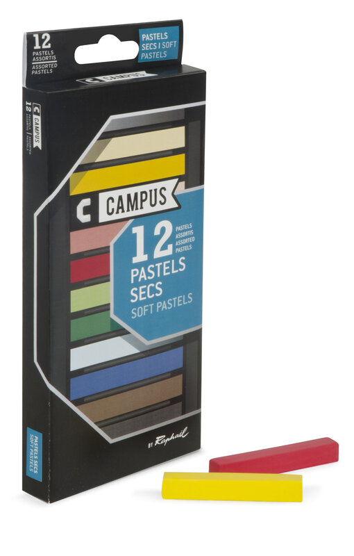 CAMPUS Pastel Sec Campus Boite 12 couleurs