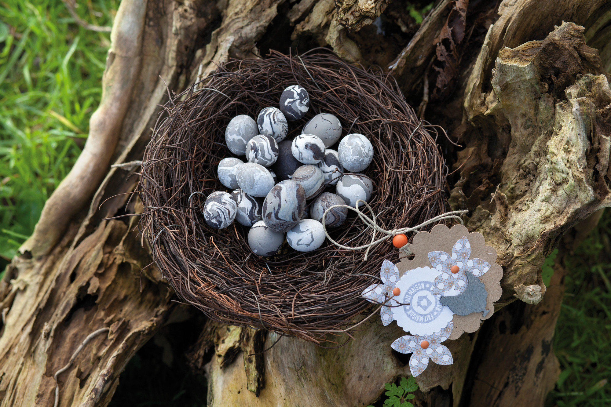 ARTEMIO Nid En Paille 16X16X6Cm