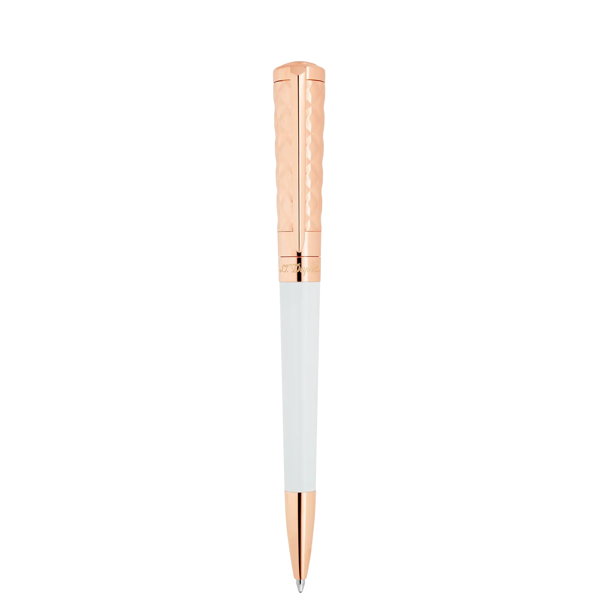 DUPONT S.T Stylo Bille Liberté  Duo Blanc/Or