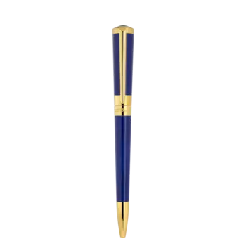 DUPONT S.T Stylo Bille Liberté Laq Bleu F/Or