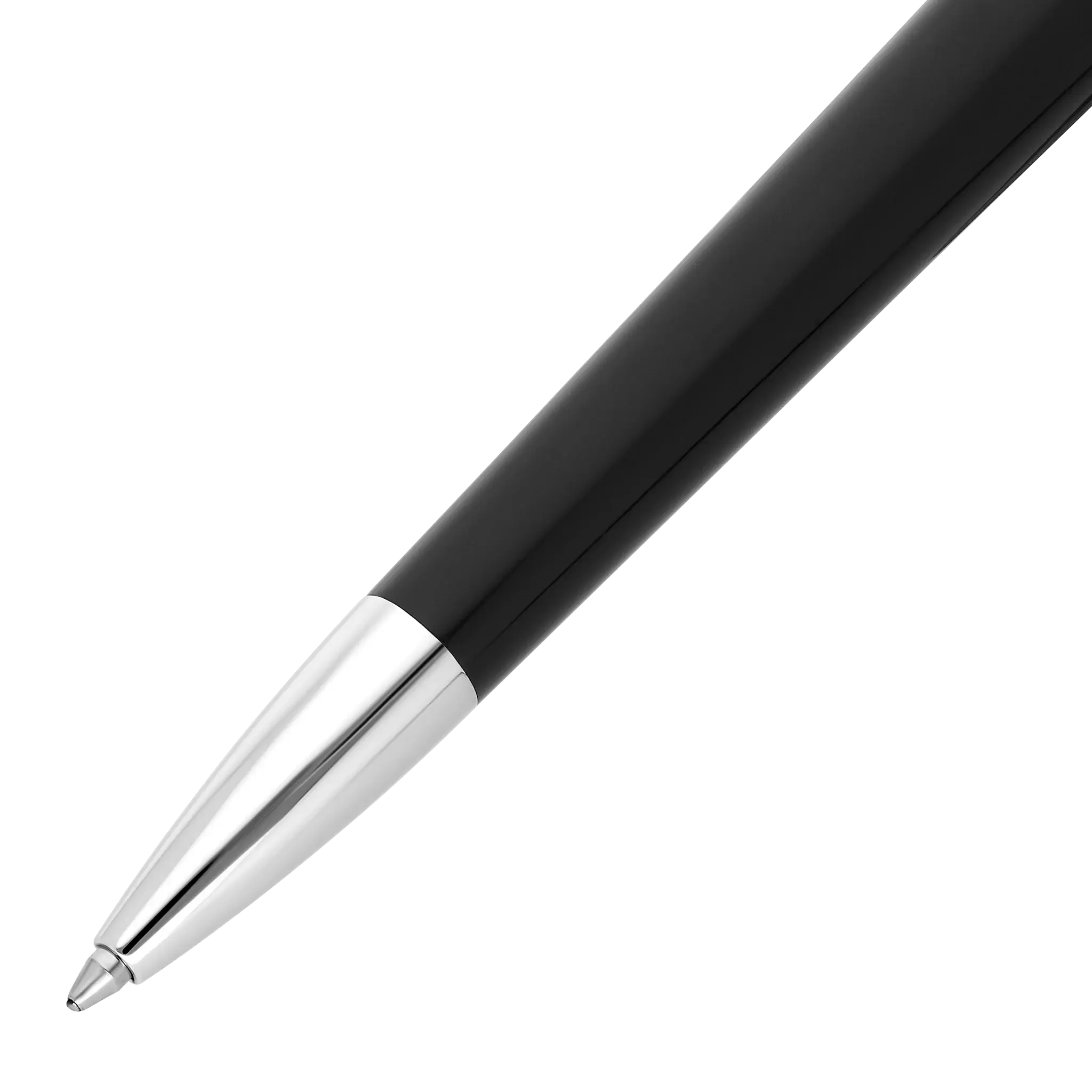 DUPONT S.T Stylo bille Liberté Laque Naturelle noir finition Palladium