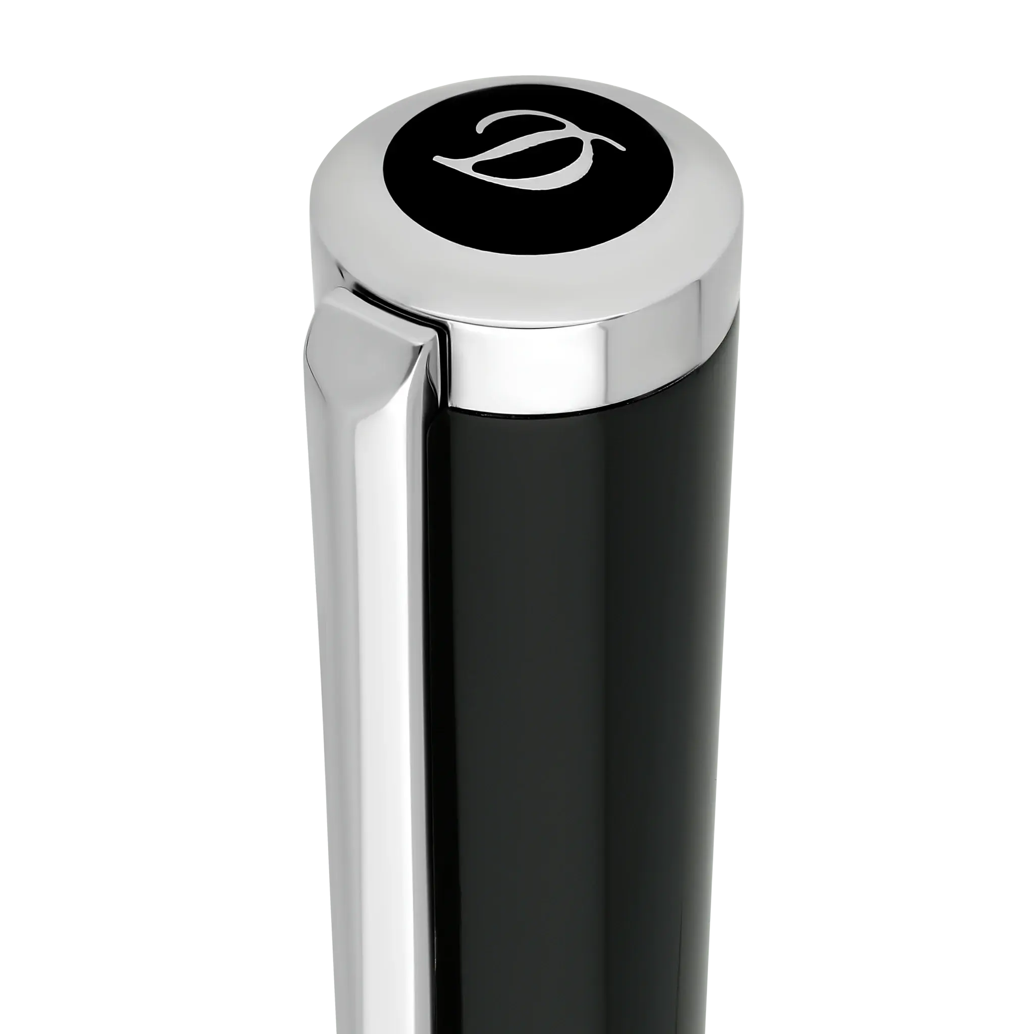 DUPONT S.T Stylo bille Liberté Laque Naturelle noir finition Palladium