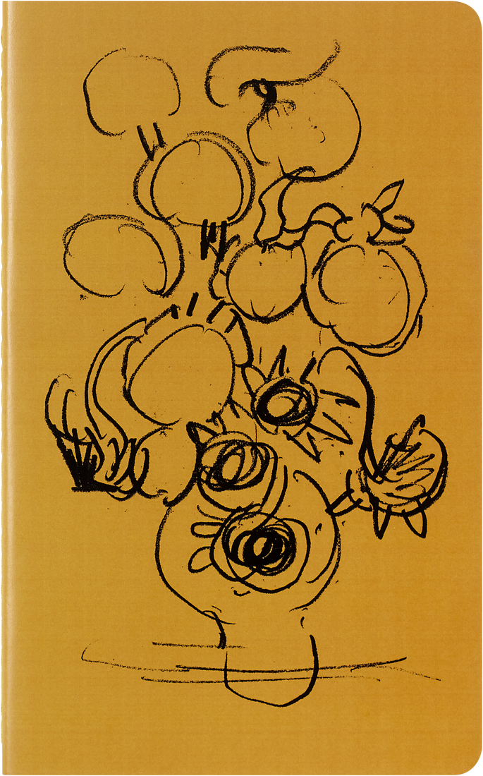 MOLESKINE Coffret collector Musée Van Gogh Carnet de croquis, cahier, crayon et taille-crayon