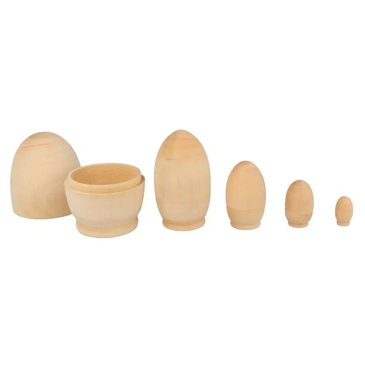 ARTEMIO Set Œufs Bois 5Pcs