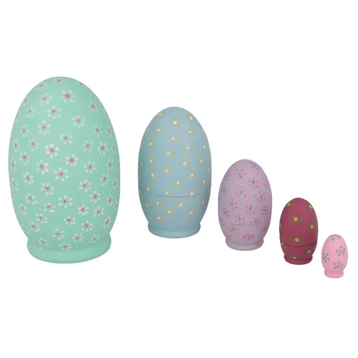 ARTEMIO Set Œufs Bois 5Pcs