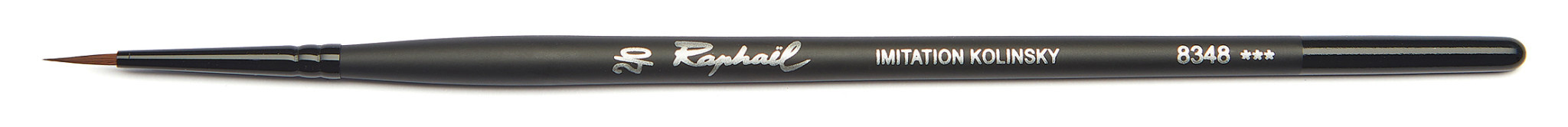 RAPHAEL Stradivarius Pinceau Imitation Kolinsky rond pointe fine effilée n°2/0