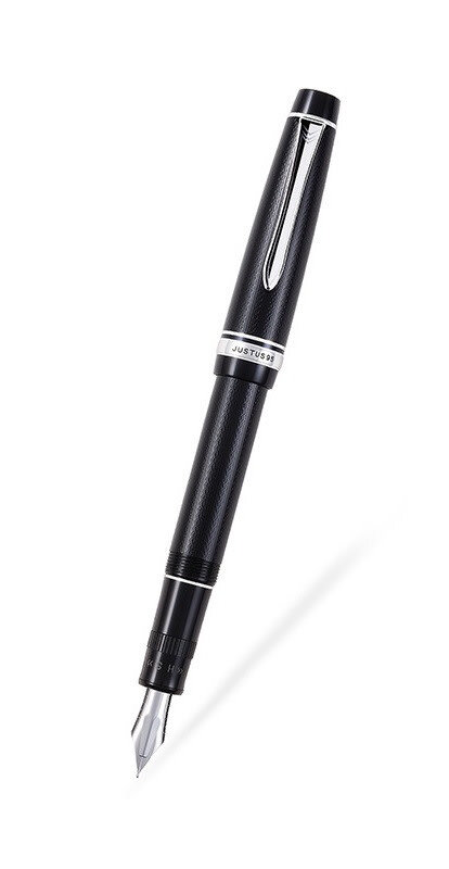 PILOT Justus 95 - Attributs Rhodiés - Plume Moyenne - En Coffret