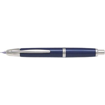 PILOT Capless Rhodié - Bleu - Plume Moyenne - En Coffret