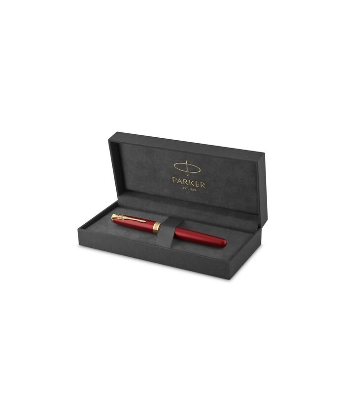 PARKER Sonnet Rouge Gt Plume  Acier M