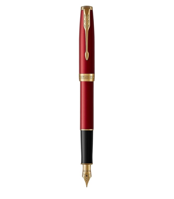 PARKER Sonnet Rouge Gt Plume  Acier M